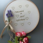 Öğretmenlerimize Özel El Dokuma Duvar Kasnak Süsü